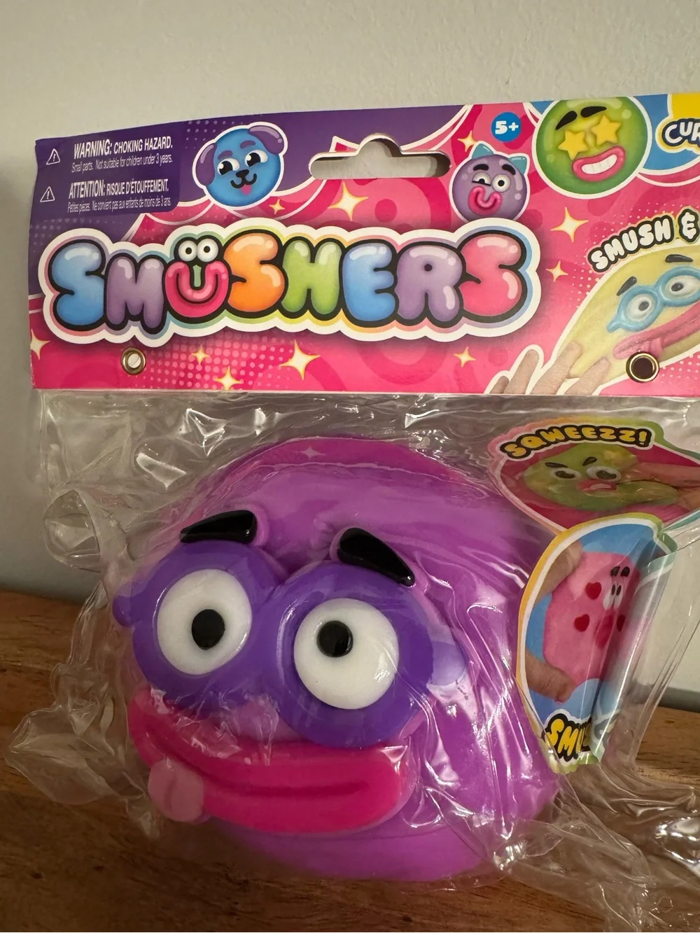 ORB Curiosities Smushers Squeeze - Purple Face